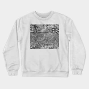Slate grey marble Crewneck Sweatshirt